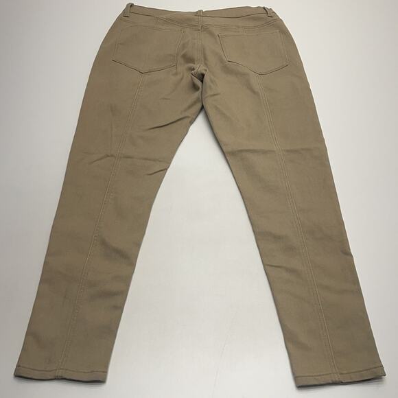 HYBRID Women’s 15 Juniors Tan Button Fly Jeans - Picture 4 of 4